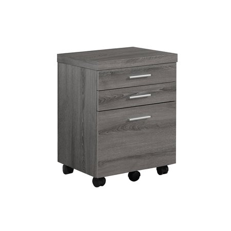 MONARCH SPECIALTIES File Cabinet, Rolling Mobile, Storage Drawers, Printer Stand, Office, Work, Laminate, Brown I 7049